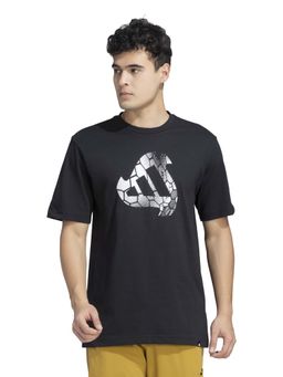 adidas - M C HOT Q1 TEE Men Black T-Shirt