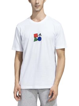 adidas - M POSITIVE T Men White T-Shirt