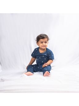 Orange Sugar - Jet Set Blue Bodysuit & Pant