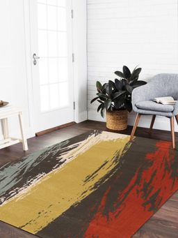 OBSESSIONS - Olive Modern Polypropylene Carpet