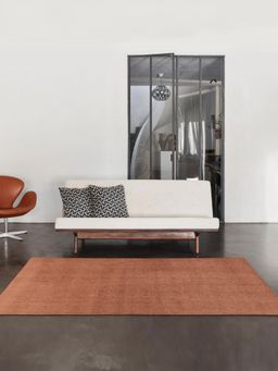 OBSESSIONS - Rust Solid Polyester Carpet