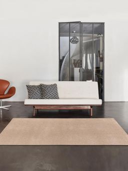 OBSESSIONS - Beige Solid Polyester Carpet