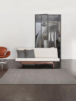 OBSESSIONS - Grey Solid Polyester Carpet