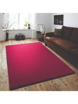 OBSESSIONS - Wine Solid Polyester Carpet