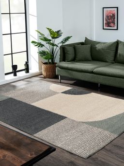 OBSESSIONS - Beige and Grey Modern Polypropylene Carpet