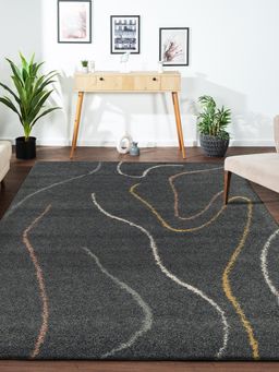OBSESSIONS - Grey Modern Polypropylene Carpet