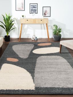 OBSESSIONS - D.Grey Modern Polypropylene Carpet