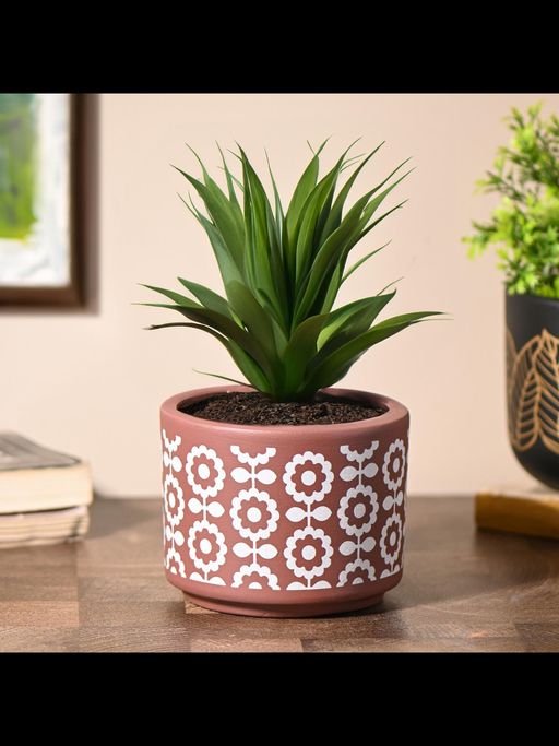 Gathari Block Printed Table Planter