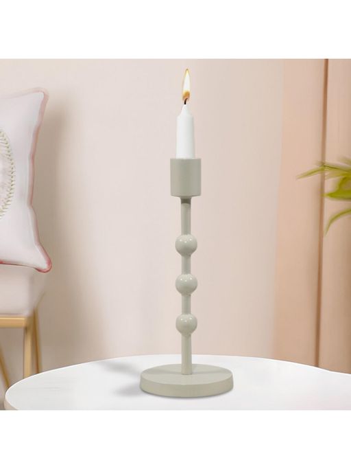 Metalsmith Light Grey Aluminium Candle Holder