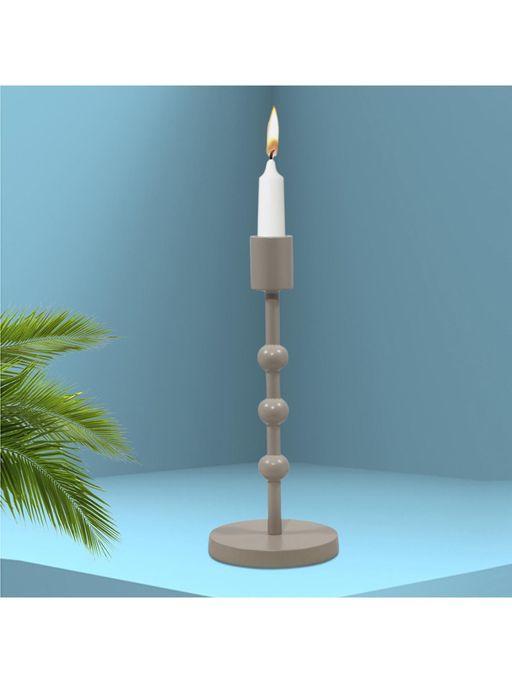 Metalsmith Grey Aluminium Candle Holder