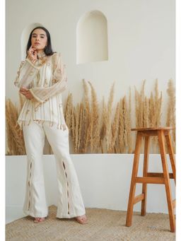 Ruhm - Beige Looped Grace Shirt