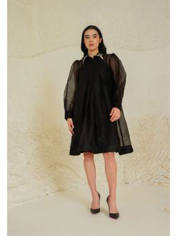 Ruhm - Black Mystic Sheen Dress
