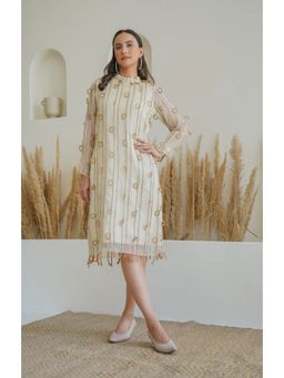 Ruhm - Ivory Thread Play Dress