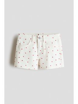 H&M - Girls White Denim Shorts