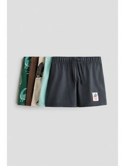 H&M - Boys Grey 5-Pack Pull-On Shorts