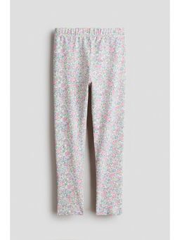 H&M - Girls Multi-Color Printed Jersey Leggings