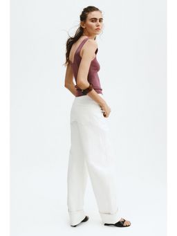 H&M - Women Pink Knitted Vest Top