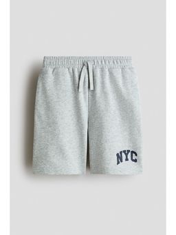 H&M - Boys Grey Printed Sweatshorts