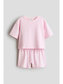 H&M - Girls Pink 2-Piece Sweatshirt Set