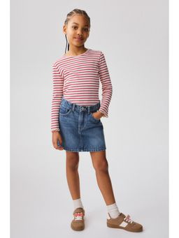 H&M - Girls Blue Denim Skirt