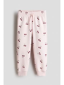 H&M - Girls Pink Brushed-Inside Joggers