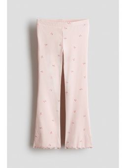 H&M - Girls Pink Flared Leggings
