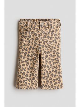 H&M - Girls Beige Flared Leg Jeans