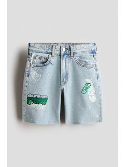 H&M - Boys Blue Loose-Fit Denim Shorts
