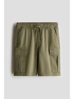 H&M - Boys Green Cargo Twill Shorts