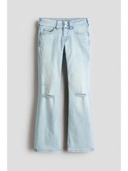 H&M - Girls Blue Bootcut Leg Low Jeans