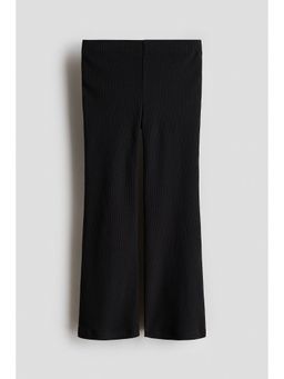H&M - Girls Black Flared Leggings