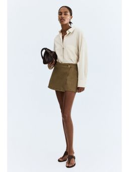 H&M - Women Green Wrap Skort