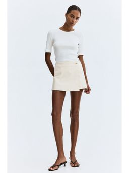 H&M - Women Beige Wrap Skort