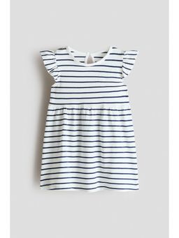 H&M - Girls White Cotton Dress