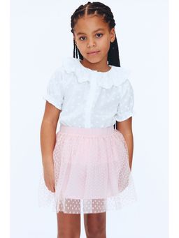 H&M - Girls Pink Glittery Tulle Skirt