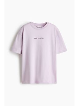 H&M - Women Purple Oversized T-Shirt