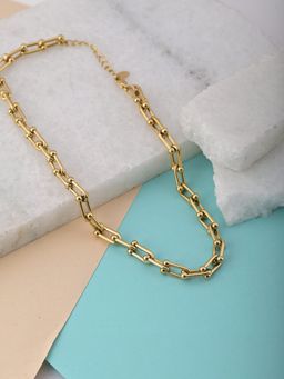 Palmonas - U Link Chain Necklace for Womens Waterproof & Anti-Tarnish