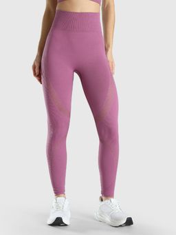 Musclemind - Women Seamless Workout Pink Leggings
