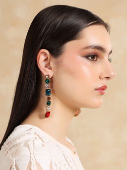 Kazo - Gemstone Dangle Earrings
