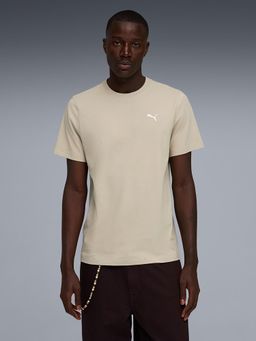 Puma - WARDROBE Essentials Mens beige T-Shirt