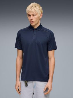 Puma - Porsche Design Seasonal Men Navy Blue Polo T-shirt
