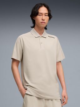 Puma - Porsche Design Seasonal Mens Beige Polo T-shirt