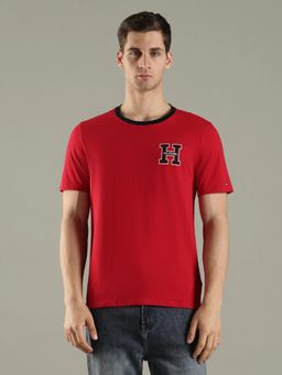 Tommy Hilfiger - Regular Fit Cotton Red T-Shirt