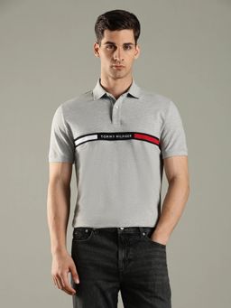 Tommy Hilfiger - Embroidered Logo Regular Fit Cotton Polo T-Shirt