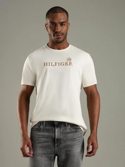 Tommy Hilfiger - Embroidered Logo Regular Fit Cotton T-Shirt