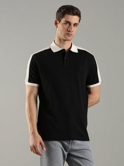 Tommy Hilfiger - Solid Relaxed Fit Cotton Colorblock Polo T-Shirt