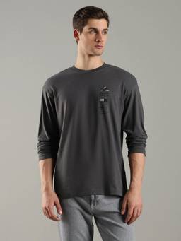Tommy Hilfiger - Graphic Relaxed Fit Cotton Grey T-Shirt