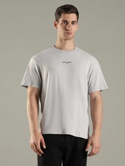 Tommy Hilfiger - Solid Relaxed Fit Cotton Grey T-Shirt