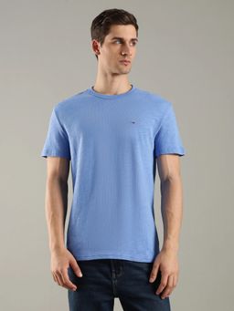 Tommy Hilfiger - Blue Regular Fit Cotton T-Shirt