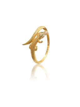 Indinoor - Gold Croc Me Up Bracelet